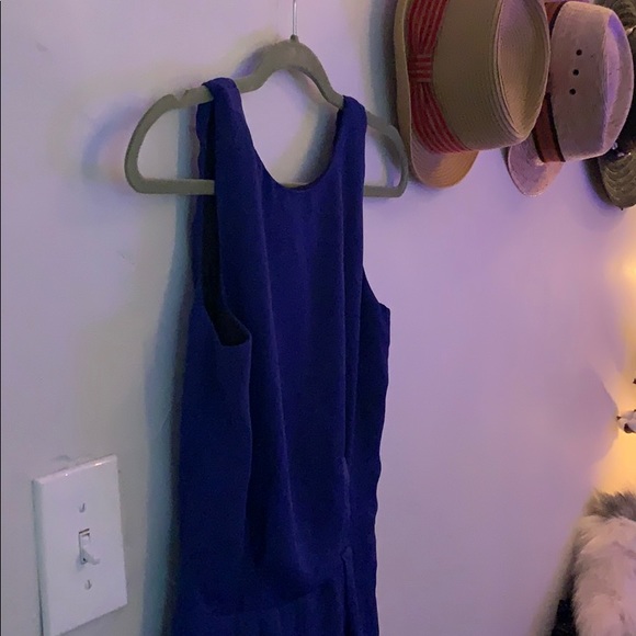 Electric ⚡️ Blue 💙 Romper with Black Lace Back - Picture 5 of 6